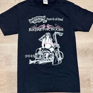 Women’s Underground Kings MC 10th Annual 2019 Bikers For Boobs T-Shirt